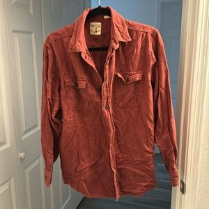 Rust colored flannel button up